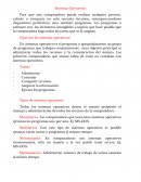 Cuales son los Sistemas Operativos