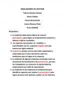 INDICADORES DE GESTION. Respuestas