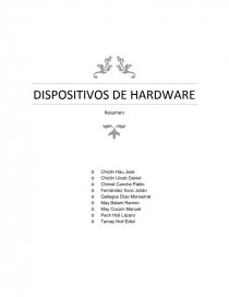 Dispositivos de hardware. Página 1