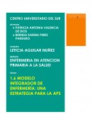 Modelo integrador de enfermería una estrategia para la APS