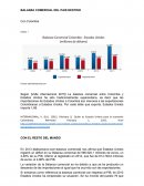 LA BALANZA COMERCIAL DEL PAIS DESTINO