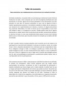 Taller de economia: aspectos teóricos