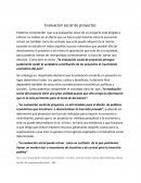 Evaluacion social de proyectos