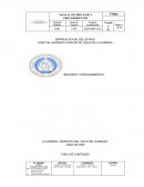 EMPRESA SOCIAL DEL ESTADO HOSPITAL SAGRADO CORAZON DE JESUS DE LA HORMIGA