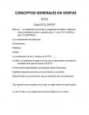 CONCEPTOS GENERALES EN VENTAS