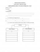 PRUEBA DE DIAGNOSTICO DE LENGUAJE Y COMUNICACIÓN