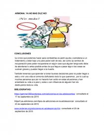 LAS ADICCIONES. CONSECUENCIAS. Página 5