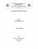 EL CUESTIONARIO DE PRUEBA DIAGNÓSTICA.