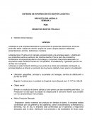 SISTEMAS DE INFORMACIÓN EN GESTIÓN LOGISTICA: PROYECTO DEL MODULO