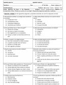 Ejemplo de uan Evaluación Ambar en cuarto y sin su amigo