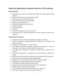 Manual de seguridad para maquinas inyectoras HJCX monocolor