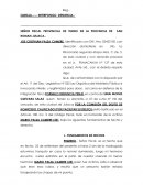 Modelo de interposición de Denuncia