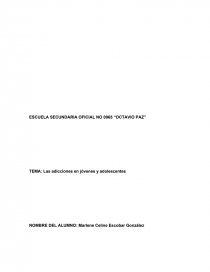 LAS ADICCIONES. CONSECUENCIAS. Página 6