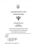 Ejemplo de una Psicologia Educacional