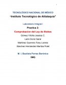 Laboratorio Integral I Practica 2: Comprobación del Ley de Stokes