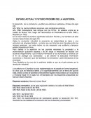 ESTADO ACTUAL Y FUTURO PROXIMO DE LA AUDITORIA