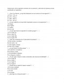 Cuestionario de ciencia y tecnología.