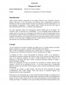 ENSAYO “Máquina De Dios”