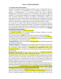 TEMA 1: EL CONSTITUCIONALISMO. Página 1