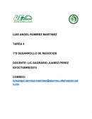 Apuntes sobre el desarrollo del negocio.