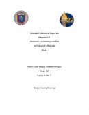 Actividad de aplicacion. Introducción a la metodología científica