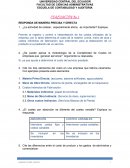 EVALUACIÓN No 1 RESPONDA DE MANERA PRECISA Y DIRECTA