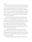 Estructura organizacional de la empresa.