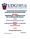 TENDENCIAS Y PERSPECTIVAS DE LA EDUCACIÓN SOCIAL.