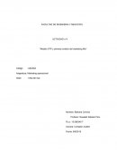 ACTIVIDAD n°4 “Modelo STP y primera revisión del marketing Mix”