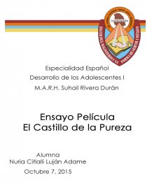 Reseña: El Castillo de la Pureza. Página 1