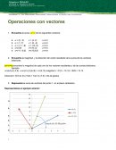 Operaciones con vectores - matemáticas