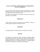 LA FALTA DE ATENCIÓN y CONCENTRACION EN LOS ESTUDIANTES DE AFECTA EL APRENDIZAJE