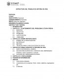 ESTRUCTURA DEL TRABAJO DE HISTORIA DE VIDA