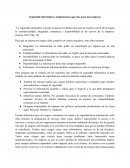 Seguridad informática e implicaciones que trae para una empresa