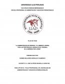 La administracion de personal y el ambiente laboral para las preferencias laborales del personal