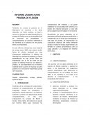 Ejemplo de Informe prueba de flexión