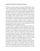 La influencia de la familia en la educación de los hijos