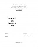 Característica de un modelo de inventario