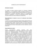 Informe de estados financieros adjuntos de la Asociación Cooperativa Ingserproins R.L.