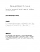 Manual Administrador de procesos