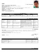 CV de licenciado en gastronomía