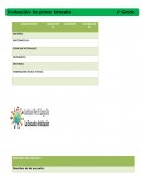 Examen de sexto de primaria.