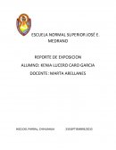 REPORTE DE EXPOSICION