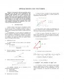 Trabajo operaciones con vectores