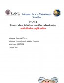 Síntesis de introducción a la Metodología Científica.