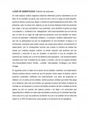 LUGAR DE OBSERVACION: Estación de autobuses