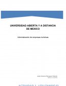 Administración de empresas turísticas Actividad 1.Utilizando el método Cross