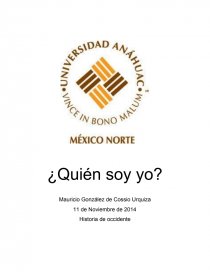 Me pregunto ¿Quién soy yo?. Página 1