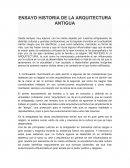 Ensayo de historia de la arquitectura