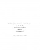 Gestion personas y el Identificar la importancia de la evaluación de desempeño en las empresas.